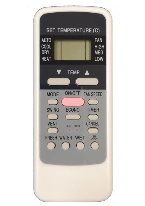 Telecomanda Aer Conditionat Midea RG51, similara cu originalul. Telecomanda RG51 are aceleasi functii pe care le are telecomanda originala a aparatului de aer conditionat.