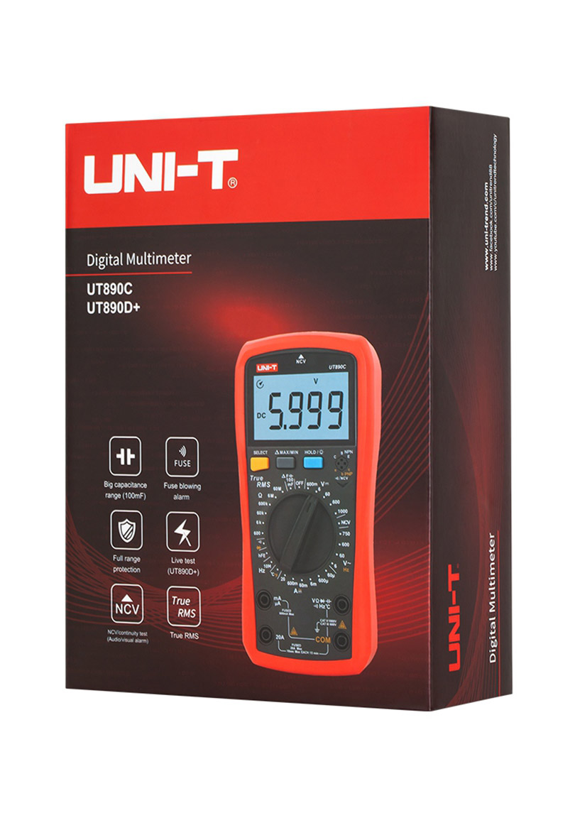 MULTIMETRU DIGITAL UT890D+ - UNI-T - imagine 2